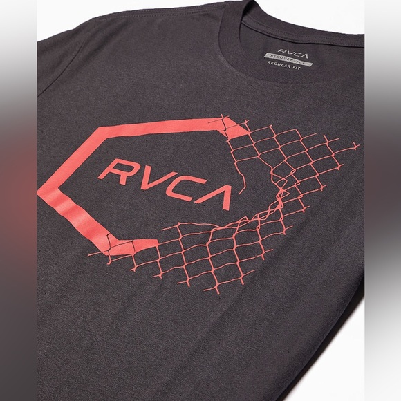 RVCA Recycled Hex Fence Slub T-Shirt size XL - Picture 2 of 3